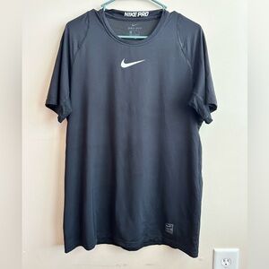 Nike Pro Mens Black Training Shirt L